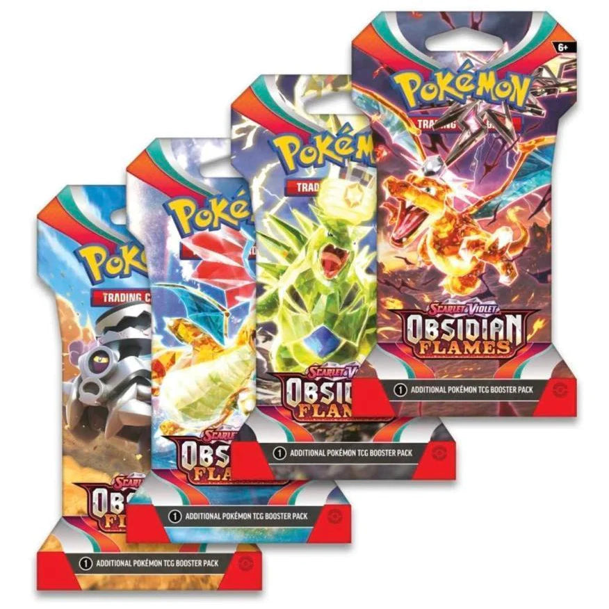 Obsidian Flames Sleeved Booster