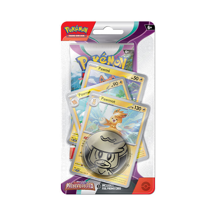 Paldea Evolved Checklane Blister – Pawmot