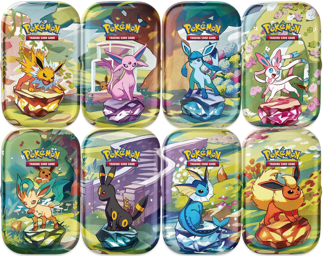 Prismatic Evolutions Mini Tins