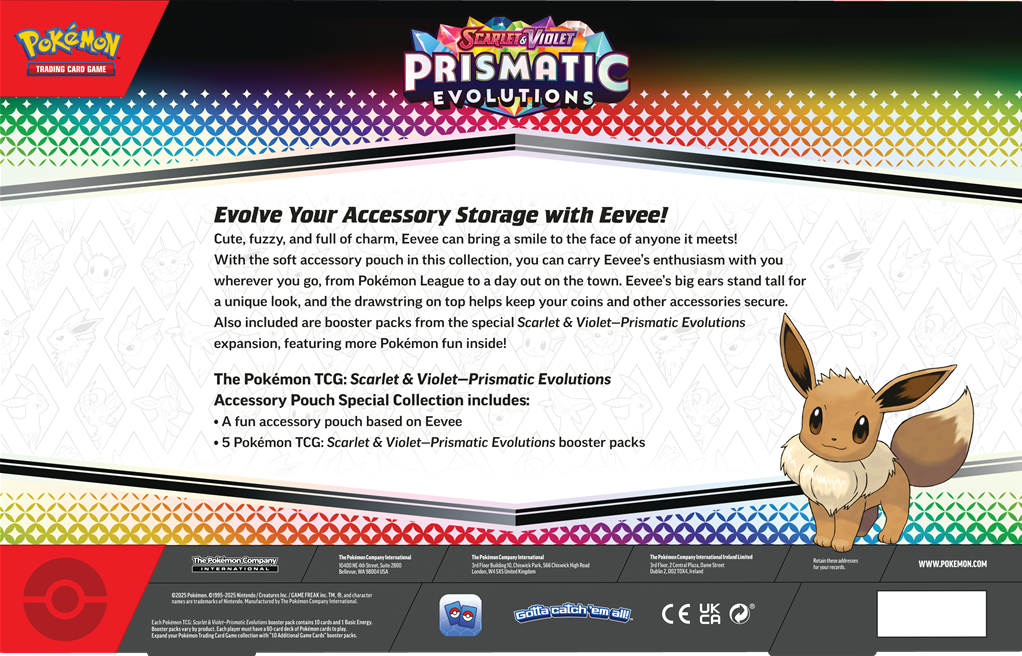 Prismatic Evolutions Accessory Pouch Special Collection