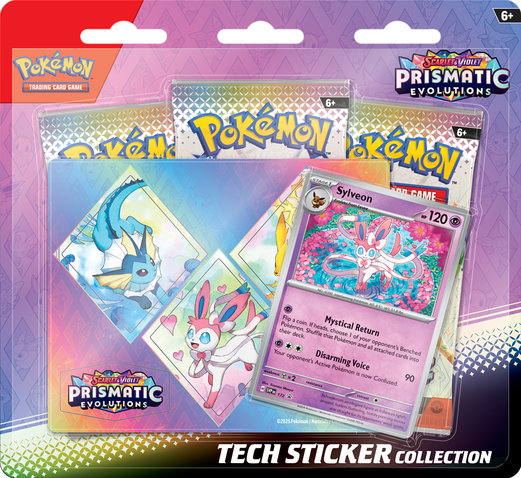 Prismatic Evolutions Tech Sticker Collection Sylveon