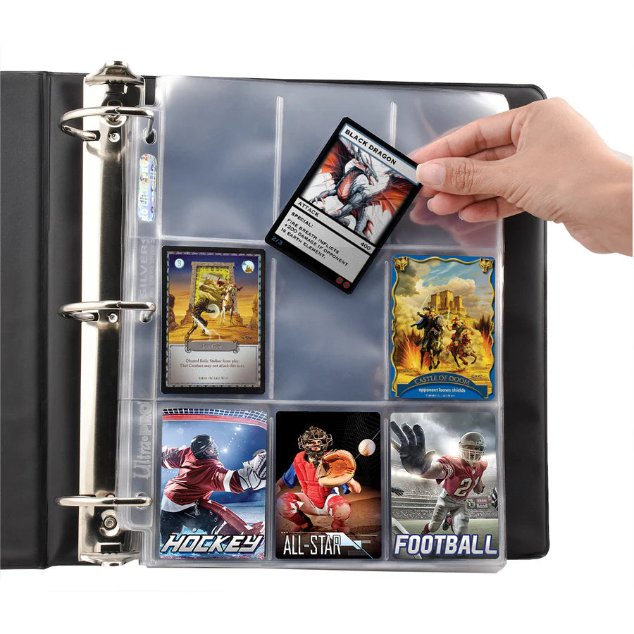 Ultra Pro Silver 9 Pocket Binder pagina (10 stuks)