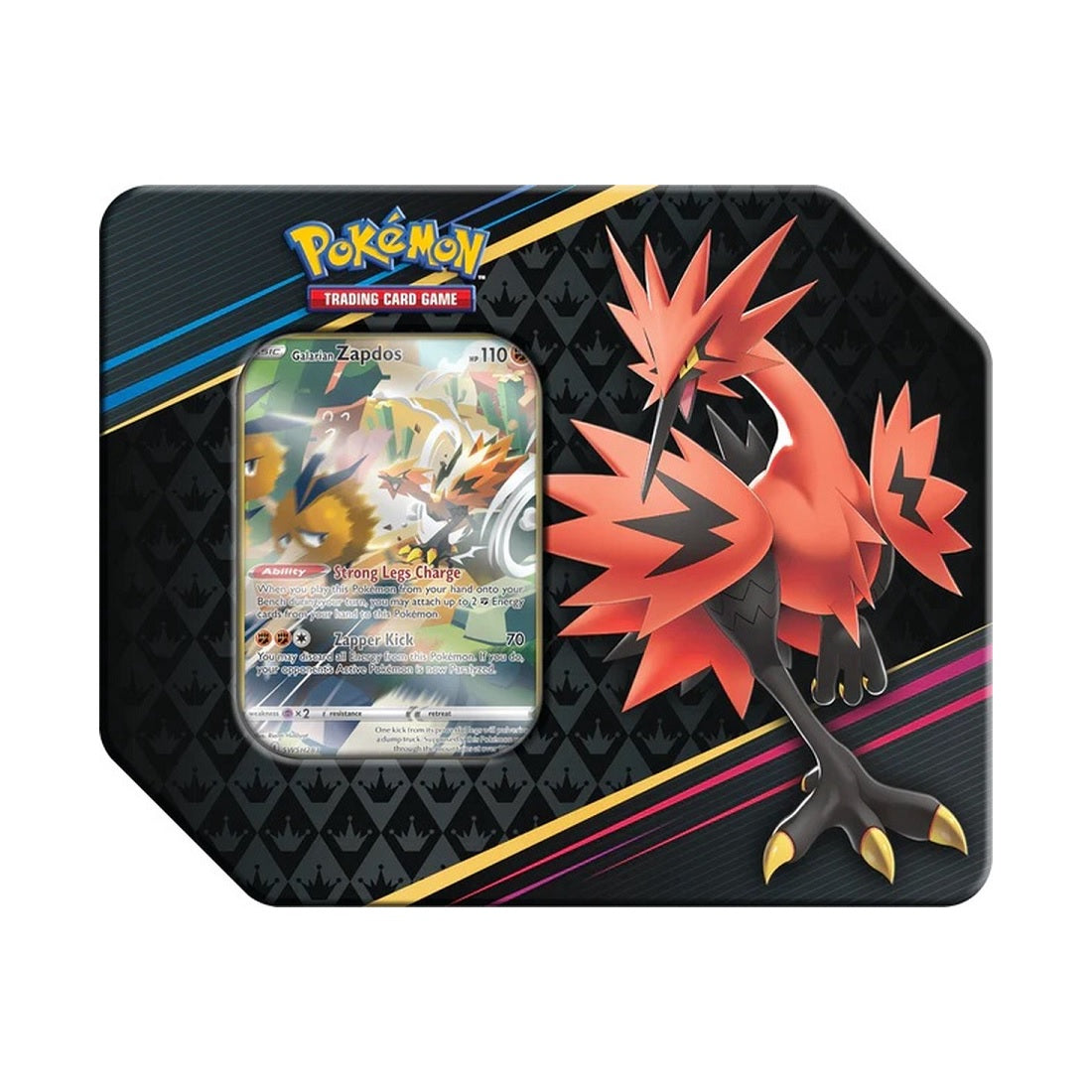 Crown Zenith Galarian Zapdos Tin (US)